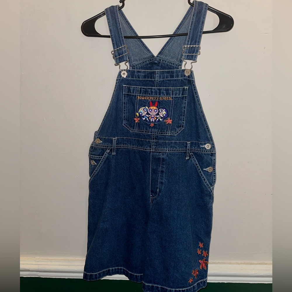 Powerpuff Girls Vintage Y2K Short Overalls